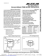 MAX744ACPA+ datasheet pdf MAXIM - Dallas Semiconductor