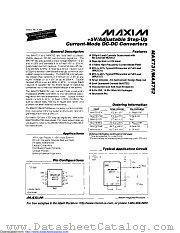 MAX731CPA+ datasheet pdf MAXIM - Dallas Semiconductor