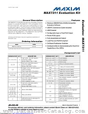 MAX7311EVKIT+ datasheet pdf MAXIM - Dallas Semiconductor