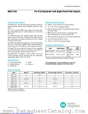 MAX7320AEE+ datasheet pdf MAXIM - Dallas Semiconductor