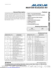 MAX7320EVKIT datasheet pdf MAXIM - Dallas Semiconductor