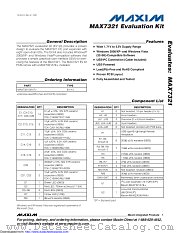 MAX7321EVKIT+ datasheet pdf MAXIM - Dallas Semiconductor