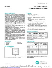 MAX7322AEE+T datasheet pdf MAXIM - Dallas Semiconductor