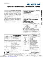 MAX7325EVKIT+ datasheet pdf MAXIM - Dallas Semiconductor