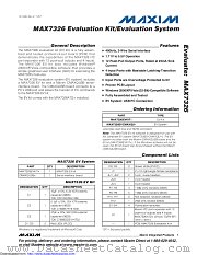 MAX7326EVCMAXQU+ datasheet pdf MAXIM - Dallas Semiconductor
