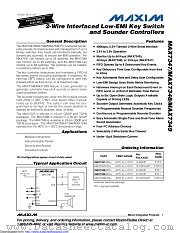 MAX7349ATG+ datasheet pdf MAXIM - Dallas Semiconductor