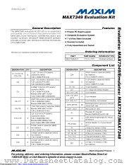 MAX7349EVKIT datasheet pdf MAXIM - Dallas Semiconductor