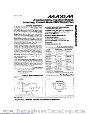 MAX755CSA+ datasheet pdf MAXIM - Dallas Semiconductor