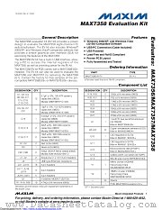 MAX7358EVKIT+ datasheet pdf MAXIM - Dallas Semiconductor