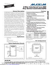 MAX7359EWA+T datasheet pdf MAXIM - Dallas Semiconductor