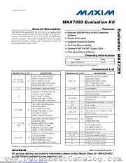 MAX7359EVKIT+ datasheet pdf MAXIM - Dallas Semiconductor