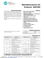 MAX7360EVKIT datasheet pdf MAXIM - Dallas Semiconductor