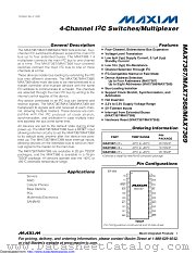 MAX7368 datasheet pdf MAXIM - Dallas Semiconductor