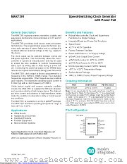MAX7391CMTP datasheet pdf MAXIM - Dallas Semiconductor