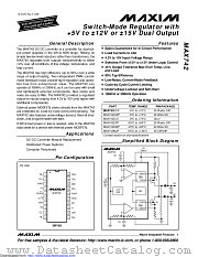 MAX742EWP/GH9 datasheet pdf MAXIM - Dallas Semiconductor