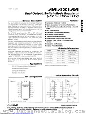 MAX743EPE+ datasheet pdf MAXIM - Dallas Semiconductor