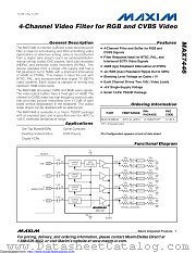 MAX7446EUD+ datasheet pdf MAXIM - Dallas Semiconductor
