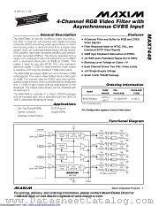 MAX7448EUD+ datasheet pdf MAXIM - Dallas Semiconductor