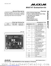 MAX747EVKIT-SO datasheet pdf MAXIM - Dallas Semiconductor