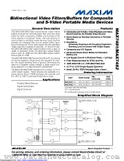MAX7482 datasheet pdf MAXIM - Dallas Semiconductor