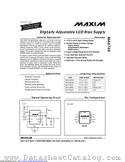 MAX749CPA+ datasheet pdf MAXIM - Dallas Semiconductor