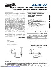 MAX7500MSA+ datasheet pdf MAXIM - Dallas Semiconductor