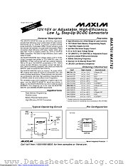 MAX761ESA/GH9 datasheet pdf MAXIM - Dallas Semiconductor