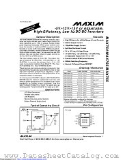 MAX764EPA+ datasheet pdf MAXIM - Dallas Semiconductor