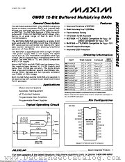 MAX7645ACPP+ datasheet pdf MAXIM - Dallas Semiconductor
