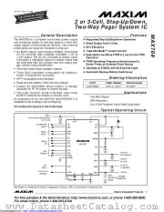 MAX769EEI+ datasheet pdf MAXIM - Dallas Semiconductor