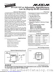 MAX771CSA+ datasheet pdf MAXIM - Dallas Semiconductor