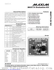 MAX774EVKIT-SO datasheet pdf MAXIM - Dallas Semiconductor
