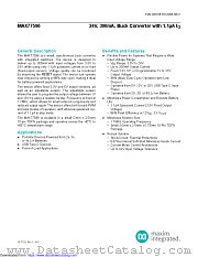 MAX77596ETBA+ datasheet pdf MAXIM - Dallas Semiconductor