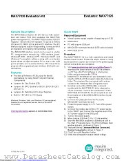 MAX77826EVKIT datasheet pdf MAXIM - Dallas Semiconductor