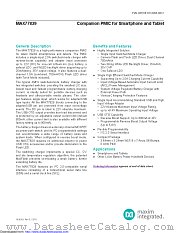 MAX77829 datasheet pdf MAXIM - Dallas Semiconductor