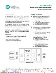 MAX78615+LMU datasheet pdf MAXIM - Dallas Semiconductor