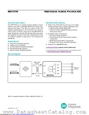 MAX78700 datasheet pdf MAXIM - Dallas Semiconductor