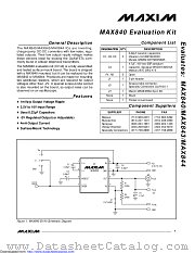 MAX840EVKIT-SO datasheet pdf MAXIM - Dallas Semiconductor
