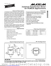 MAX845ESA+ datasheet pdf MAXIM - Dallas Semiconductor