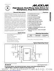 MAX8523EEE datasheet pdf MAXIM - Dallas Semiconductor