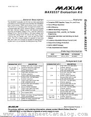 MAX8537EVKIT datasheet pdf MAXIM - Dallas Semiconductor