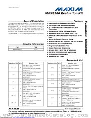 MAX8566EVKIT+ datasheet pdf MAXIM - Dallas Semiconductor
