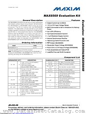 MAX8569EVKIT datasheet pdf MAXIM - Dallas Semiconductor