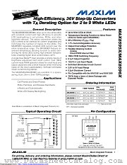 MAX8595XETA+ datasheet pdf MAXIM - Dallas Semiconductor