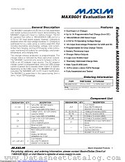 MAX8601EVKIT datasheet pdf MAXIM - Dallas Semiconductor