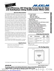 MAX8608YETD+ datasheet pdf MAXIM - Dallas Semiconductor