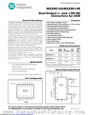 MAX8614BETD/V+ datasheet pdf MAXIM - Dallas Semiconductor