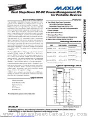 MAX8621ZETG+ datasheet pdf MAXIM - Dallas Semiconductor