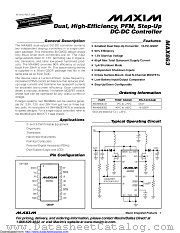 MAX863EEE+ datasheet pdf MAXIM - Dallas Semiconductor