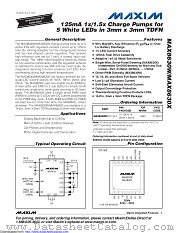 MAX8630WETD20+T datasheet pdf MAXIM - Dallas Semiconductor